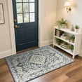 thumbnail image 1 of Junovo 2'x3'Rugs for Living Room Boho Rug Floor Carpet,Blue, 1 of 7