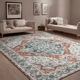 thumbnail image 1 of Junovo 6'x9'Rugs for Living Room Boho Rug Floor Carpet,Light Orange, 1 of 7