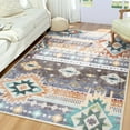 thumbnail image 1 of Junovo Area Rug 5'x8'Indoor Soft Rug Non Slip Rug for Living Room,Coffee, 1 of 7