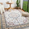 thumbnail image 1 of Junovo Boho Rug Non Slip Bedroom Rug Vintage Area Rugs for Living Room,6'x9',Khaki, 1 of 7