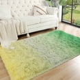thumbnail image 1 of Junovo Gradient Modern Rugs Shaggy Rug Carpets for Bedroom, Living Room,Kids Room,4'x6',Gradient Green, 1 of 7