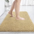 thumbnail image 1 of Junovo Soft Bathroom Rug Runner Absorbent Microfiber Bath Rugs for Bathroom Non Slip Bath Mat for Tub, Shower Floor,24"x36",Beige, 1 of 6