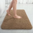 thumbnail image 1 of Junovo Soft Bathroom Rug Runner Absorbent Microfiber Bath Rugs for Bathroom Non Slip Bath Mat for Tub, Shower Floor,24"x36",Light Brown, 1 of 5
