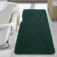 thumbnail image 1 of Junovo Soft Bathroom Rug Runner Absorbent Microfiber Bath Rugs for Bathroom Non Slip Bath Mat for Tub, Shower Floor,24"x48",Dark Green, 1 of 6