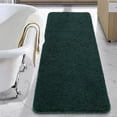 thumbnail image 1 of Junovo Soft Bathroom Rug Runner Absorbent Microfiber Bath Rugs for Bathroom Non Slip Bath Mat for Tub, Shower Floor,24"x70",Dark Green, 1 of 6