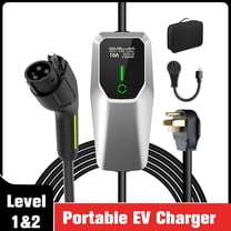 Level 2 EV Charger 32A Portable - 240V Electric Vehicle Charger with ...