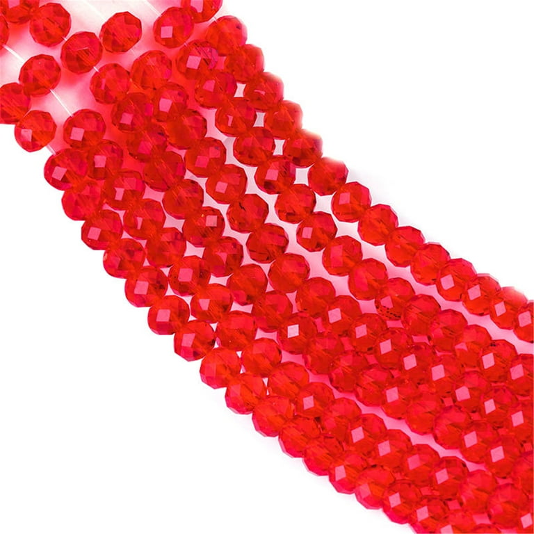 Juntful Faceted Glass Crystal Beads Strands Crystal Beads Spacer