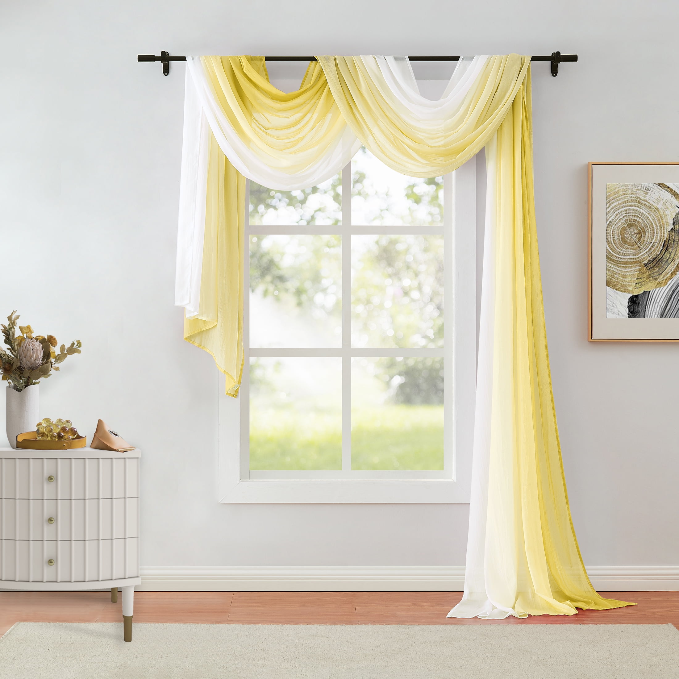 Chiffon window scarf discount