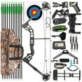 thumbnail image 1 of Junxing X8 Compound Bow and Arrows Set Adjustable Hunting Bow 20-70lb, 1 of 11