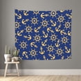 thumbnail image 1 of Junzan Anchors and Nautical Tapestry Wall Tapestry Home Decor for Room 60X51 Inches, 1 of 8