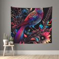 thumbnail image 1 of Junzan Artistic Colorful Bird Tapestry Wall Tapestry Home Decor for Room 60X51 Inches, 1 of 6