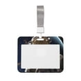 Junzan Astronaut ID Badge Holder with Windows Key Card Work Badge