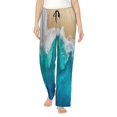 thumbnail image 1 of Junzan Beach Women'S Pajama Pants Drawstring Comfy Sleep Bottoms With Pockets, 1 of 9