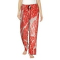 thumbnail image 1 of Junzan Beef Steaks Women'S Pajama Pants Drawstring Comfy Sleep Bottoms With Pockets, 1 of 9