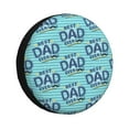 thumbnail image 1 of Junzan Best Dad Ever Tire Cover Wheel Protector For Truck Suv Trailer Camping Rv Tire Covers-14 Inch, 1 of 9