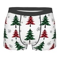 thumbnail image 1 of Junzan Buffalo Plaid Christmas Trees Mens Underwear Boxer Briefs For Men’s - Small, 1 of 9