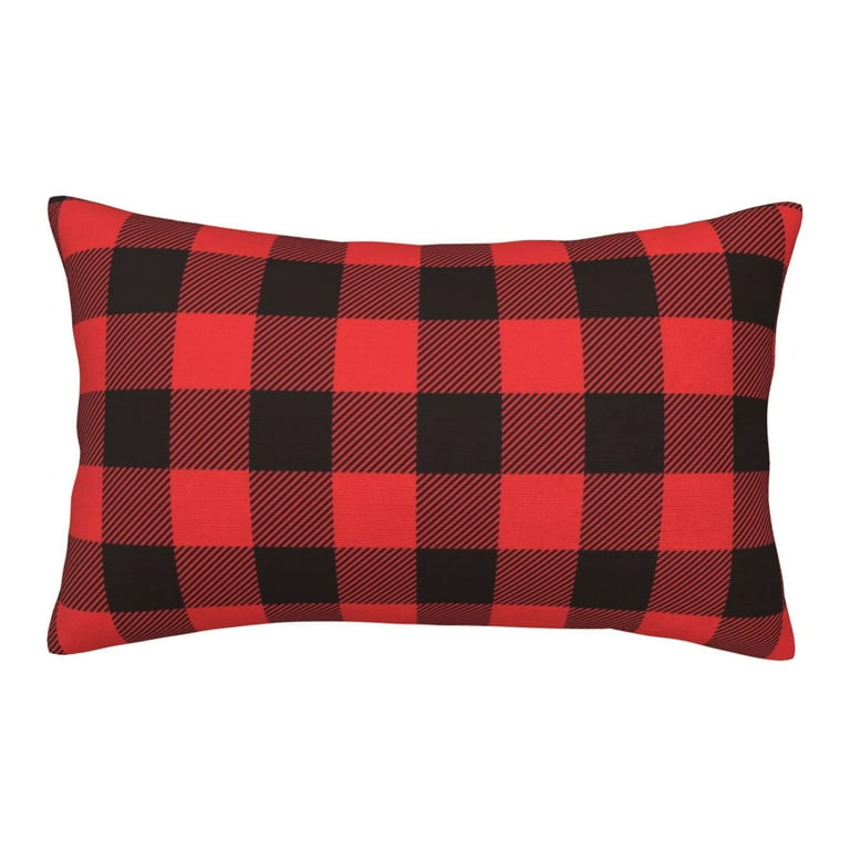 Buffalo plaid pillows walmart deals