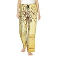 thumbnail image 1 of Junzan Bunch Of Grapes Women'S Pajama Pants Drawstring Comfy Sleep Bottoms With Pockets, 1 of 9