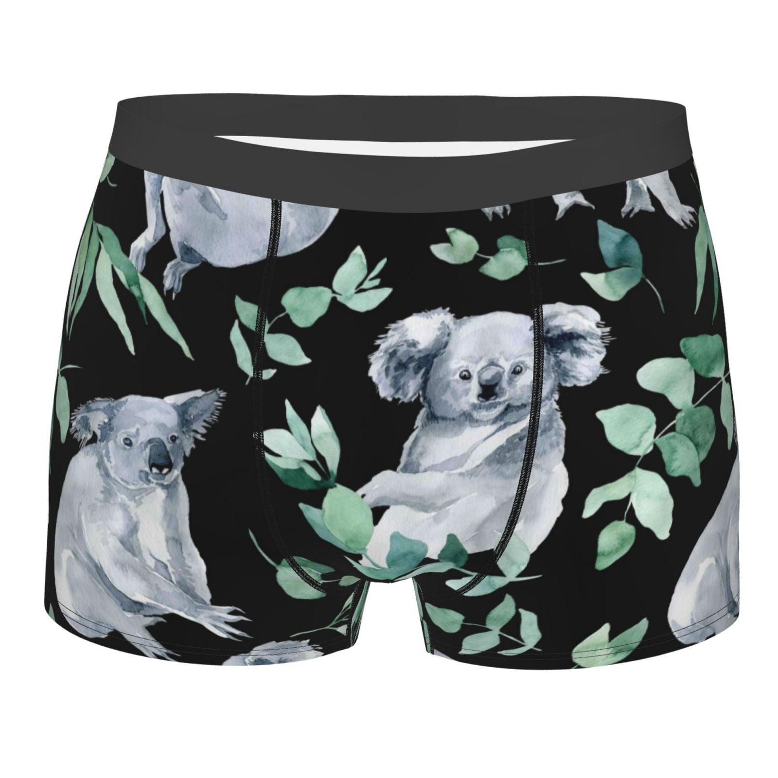 Junzan Cartoon Koala Bear Mens Underwear Boxer Briefs For Men’s