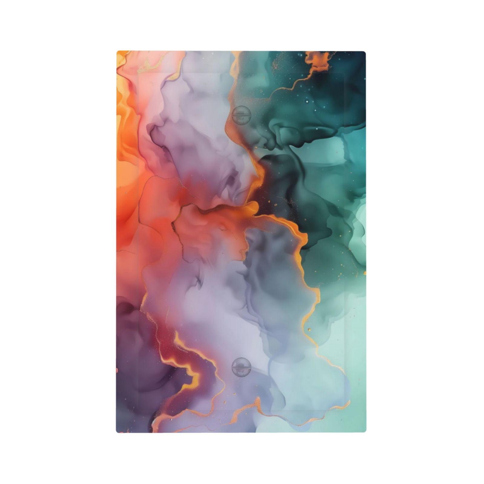 Junzan Colorful Abstract Waves for Electrical Outlet Covers, 5