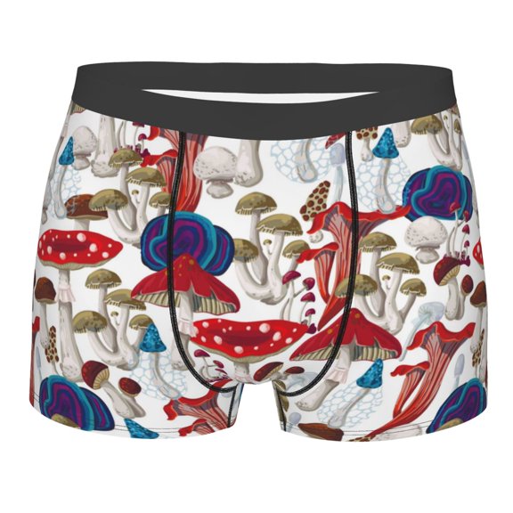 Junzan Colorful Mushrooms (2) Mens Underwear Boxer Briefs For Men’s - Xx-Large