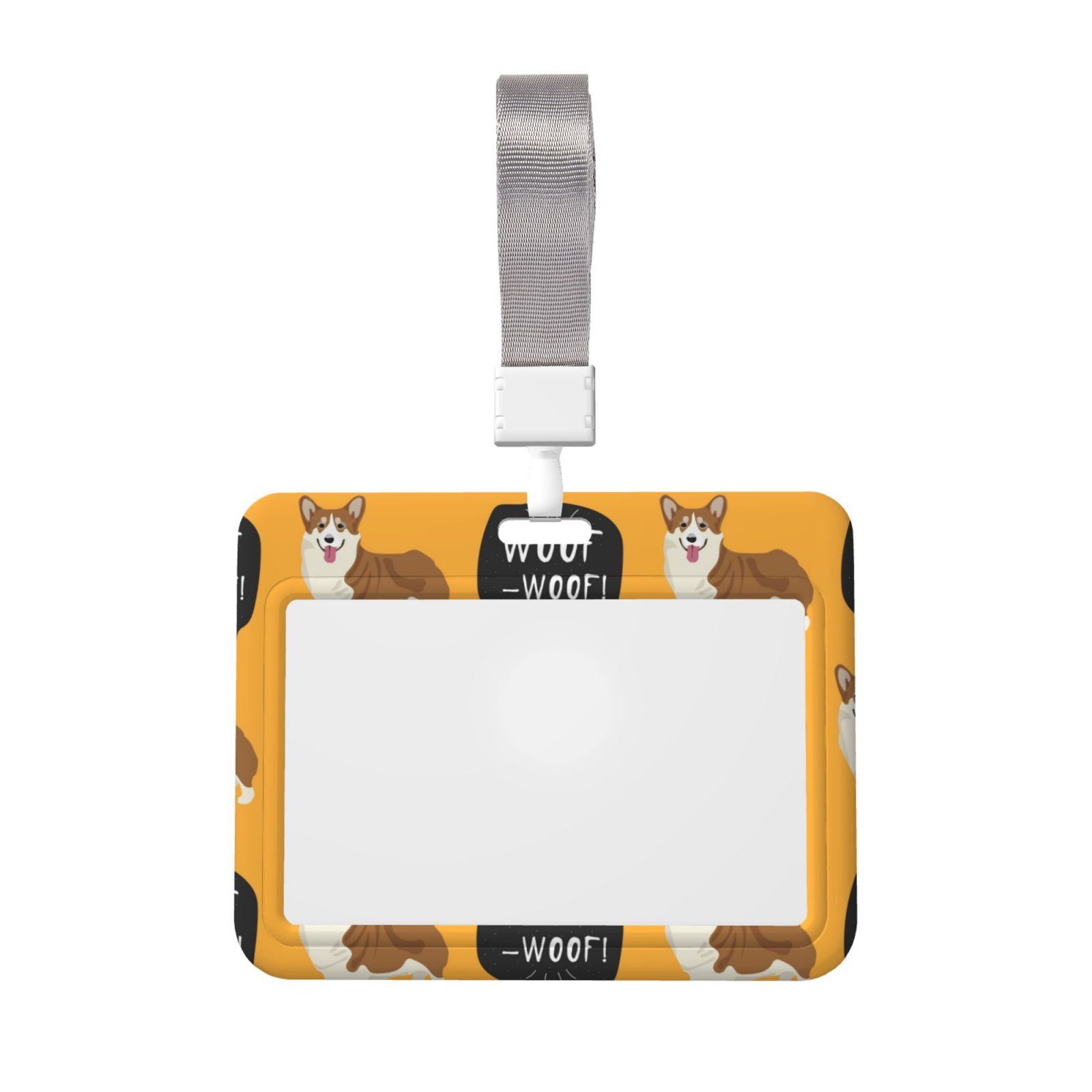 Junzan Id Badge Holder With Windows Key Card Work Badge Sleeve