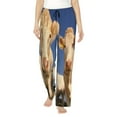 thumbnail image 1 of Junzan Cows Cattles Women'S Pajama Pants Drawstring Comfy Sleep Bottoms With Pockets, 1 of 9