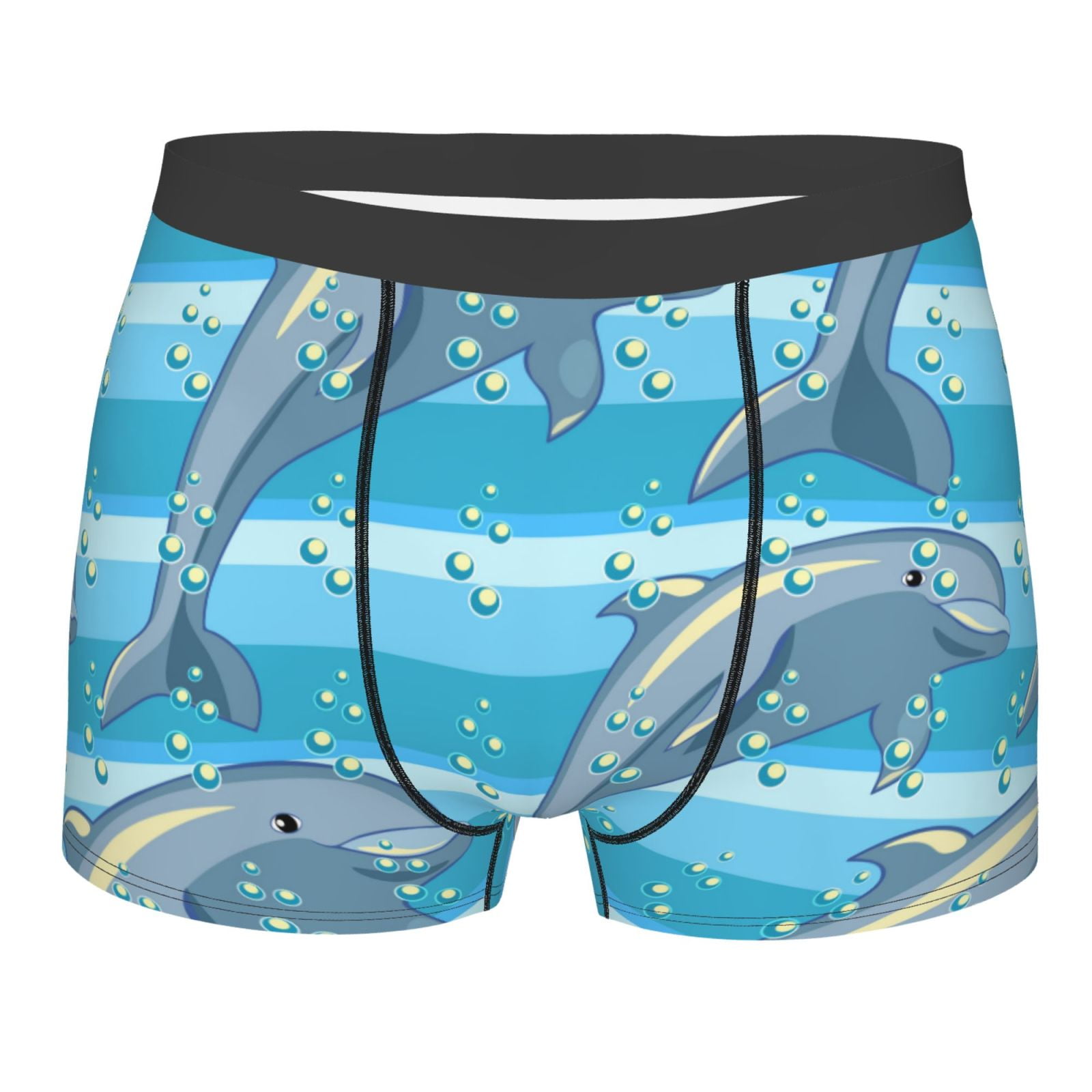 Funny Bottlenose Dolphin Women's Underwear - Cotton Briefs With Cute Dolphin Print, Comfortable Everyday Panties
