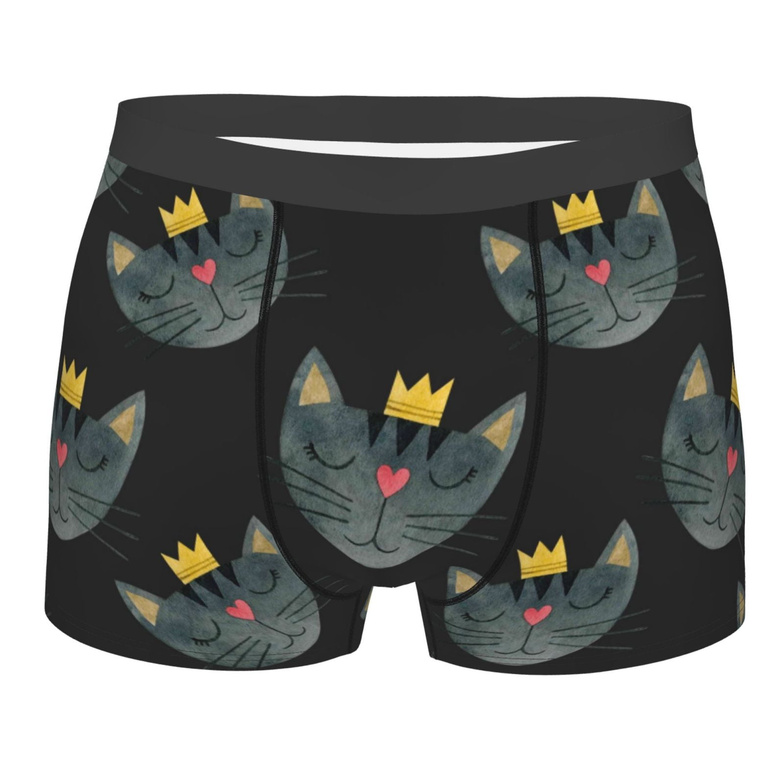 Junzan Faces Of The Cat Mens Underwear Boxer Briefs For Men’s Large