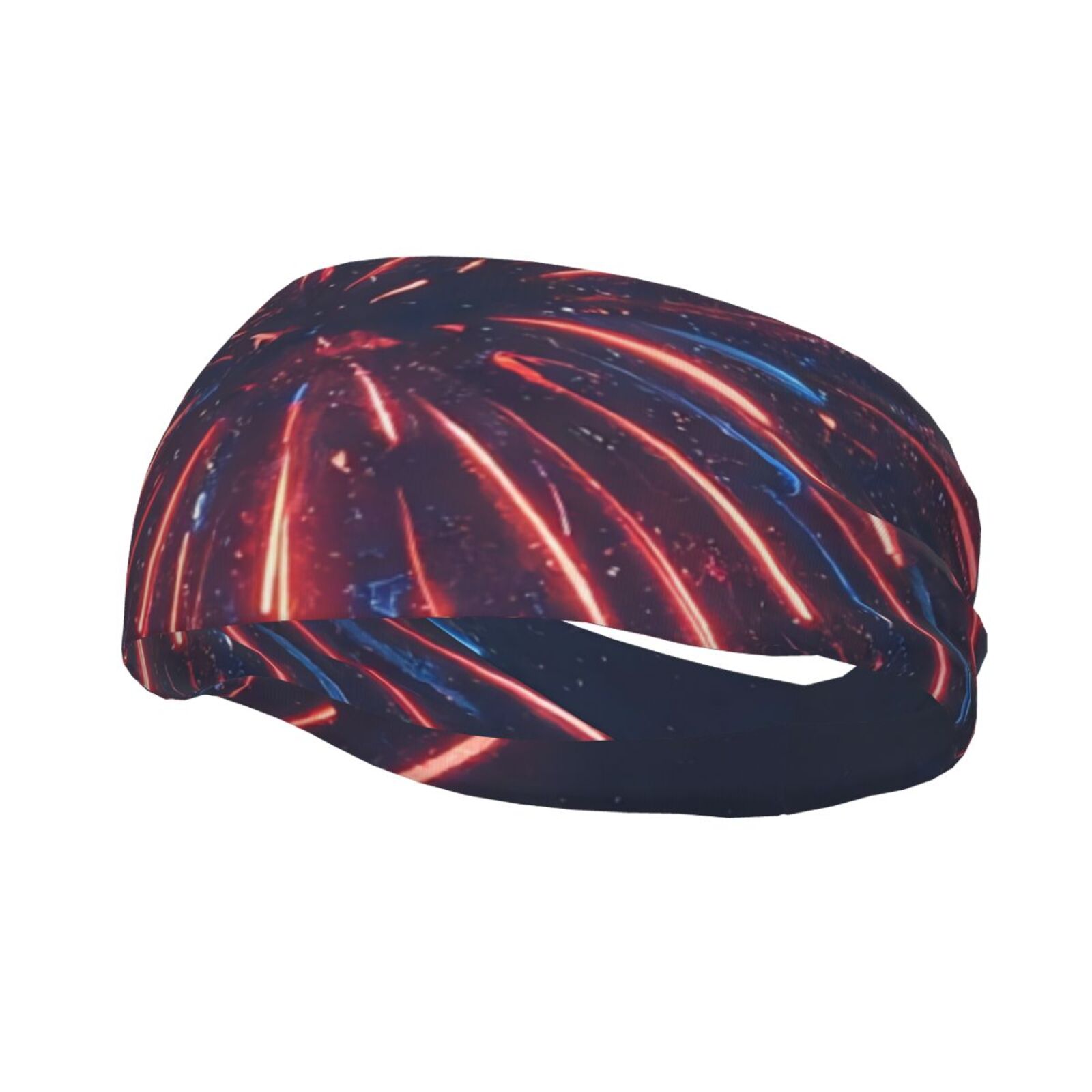 Puerto Rico Flag Running Headbands - Sweatband For Men & Women, Stretchy Sports Headband For Basketball, Yoga, Workouts - View #3