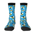 thumbnail image 1 of Junzan Flying Bees Mens Funny Socks For Men Women Colorful Fun Novelty Crew Patterned Socks, 1 of 9