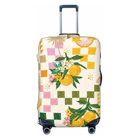 Junzan Fruit Print Washable Luggage Cover - Fashion Suitcase Protector Fits 18-32 Inch Luggage