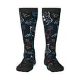 thumbnail image 1 of Junzan Fun Novelty Knee Warmer High Socks Joystick Gamepad Design, 1 of 9