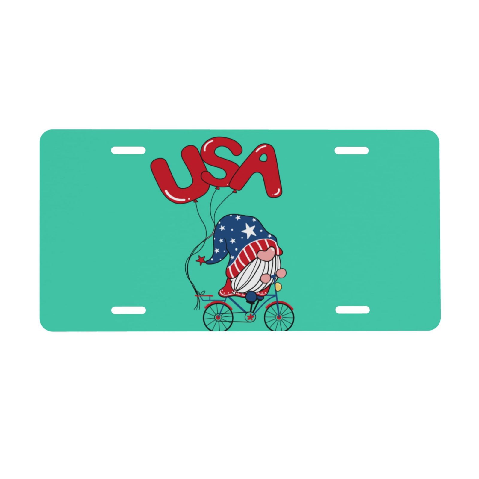 Junzan Gnome 4th Of July Front License Plate Covers Decorative Car ...