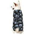thumbnail image 1 of Junzan Gothic Skull Dog Hoodie Puppy Sweater Sweatshirt,Cold Weather Coat Pet Clothes for Dog Cat-Small, 1 of 9
