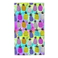thumbnail image 1 of Junzan Graffiti Pineapples Bathroom Towels Absorbent Compact Beach Towel Soft For Shower Swim Pool Beach Spa Gym Yoga Travel 27.5x16 In, 1 of 9