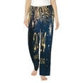 thumbnail image 1 of Junzan Happy New Year 2024 (3) Women'S Pajama Pants Drawstring Comfy Sleep Bottoms With Pockets, 1 of 9