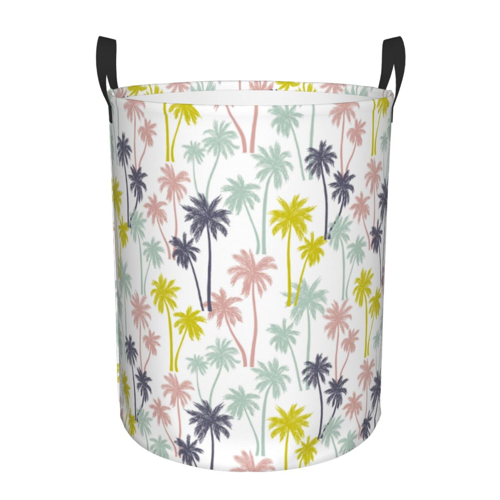 Palm Leaf Hawaiian Print Pattern Laundry Basket