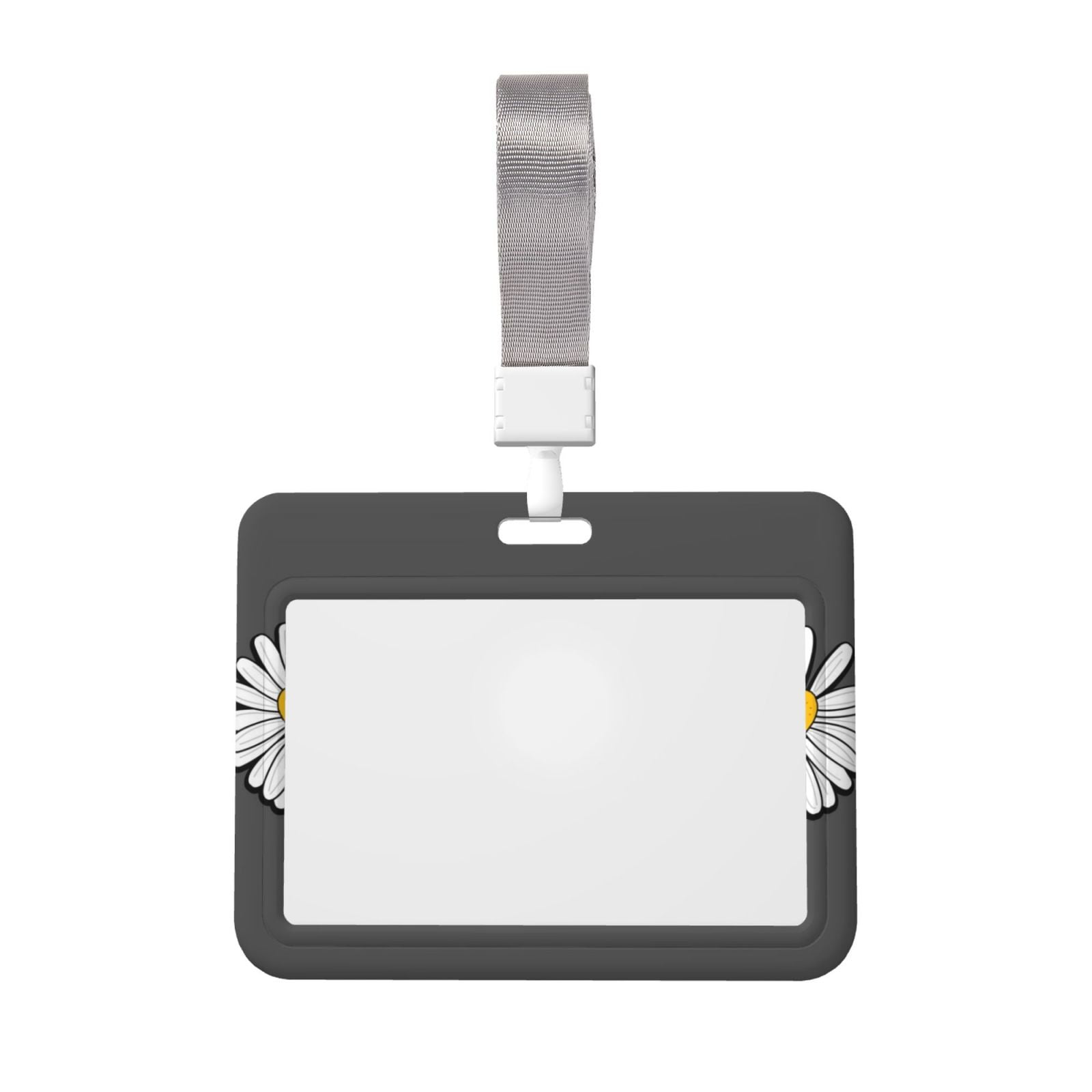 Junzan Keep Life Simple Daisy Flower Id Badge Holder With Windows Key