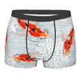 thumbnail image 1 of Junzan Koi Fish Corals,Spring Summer Mens Underwear Boxer Briefs For Men’s - Medium, 1 of 9