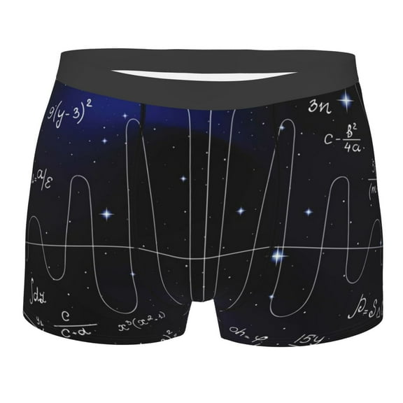 Junzan Mathematica Science Mens Underwear Boxer Briefs For Men’s - X-Large