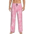 thumbnail image 1 of Junzan Men'S Pajama Pants Breast Cancer Awareness Sleepwear Pants Pj Bottoms Drawstring And Pockets, 1 of 9