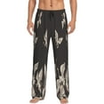 thumbnail image 1 of Junzan Men'S Pajama Pants Japanese White Cranes Sleepwear Pants Pj Bottoms Drawstring And Pockets, 1 of 9