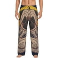 thumbnail image 1 of Junzan Men'S Pajama Pants Pug Dog Yoga Sleepwear Pants Pj Bottoms Drawstring And Pockets, 1 of 9
