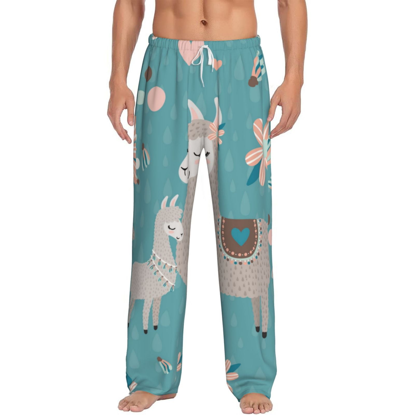 Junzan Men'S Pajama Pants Funny Christmas Gnome Sleepwear