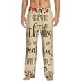 thumbnail image 1 of Junzan Men'S Pajama Pants Thanksgiving With A Grateful Heart Sleepwear Pants Pj Bottoms Drawstring And Pockets, 1 of 9