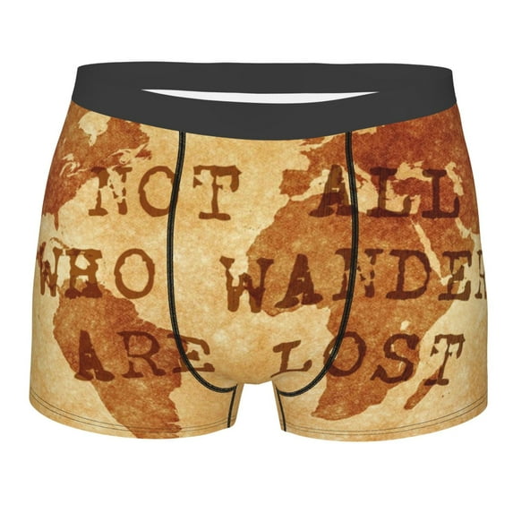 Junzan Not All Those Who Wander Are Lost2 Mens Underwear Boxer Briefs For Men’s - Xx-Large