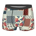 thumbnail image 1 of Junzan Patchwork In Country Style Mens Underwear Boxer Briefs For Men’s - X-Large, 1 of 9