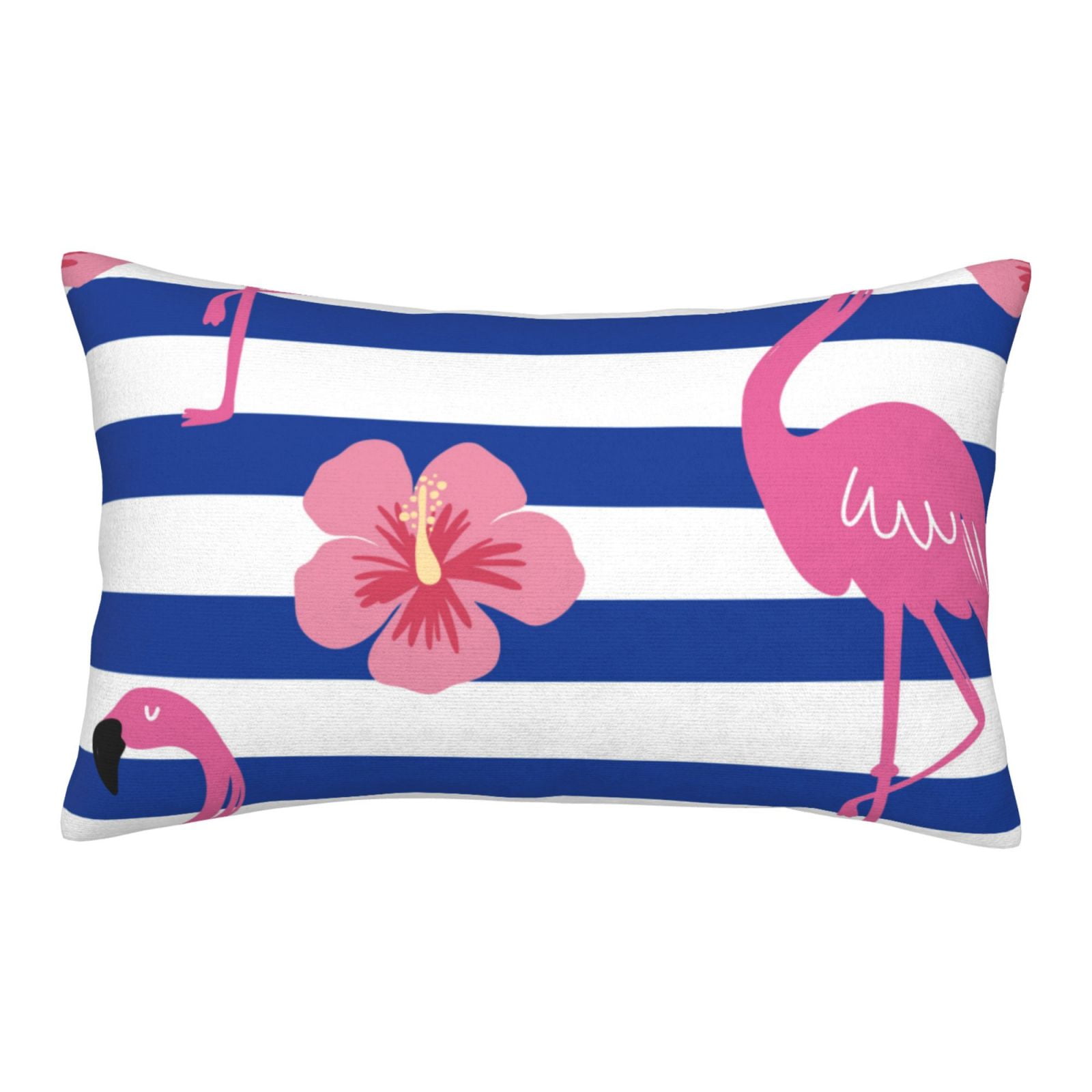 Junzan Pink Flamingo Pillow Cases Standard Size, With Envelope Closure