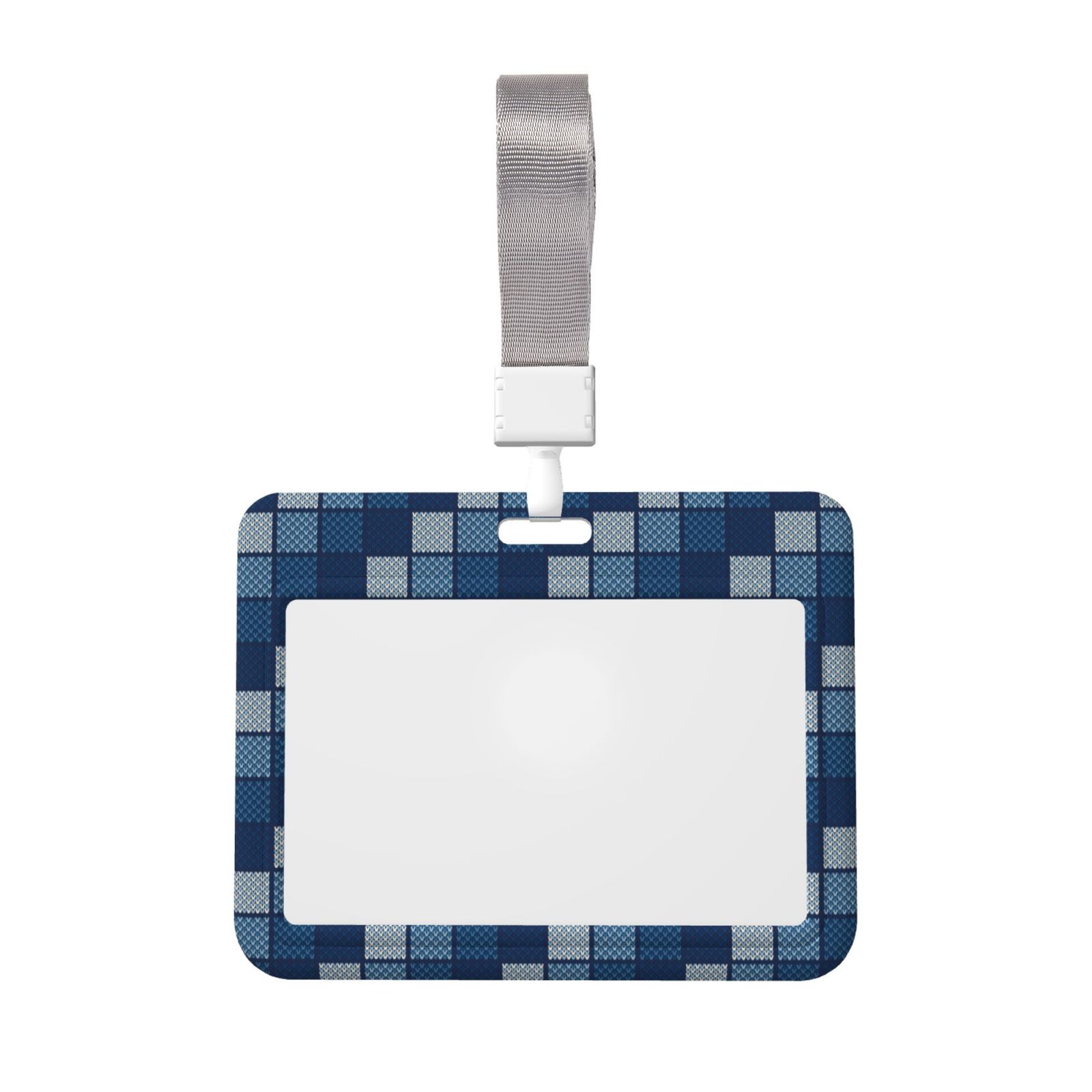 Junzan Pixel Grid ID Badge Holder with Windows Key Card Work Badge ...
